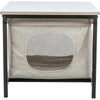 Emmie Indoor Cat Condo, Cat Bed Side Table, Cat Hideaway Cave with Cozy Cushion