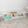 Indoor Enclosure for Small Pets, Indoor Pen with Water-Resistent Base