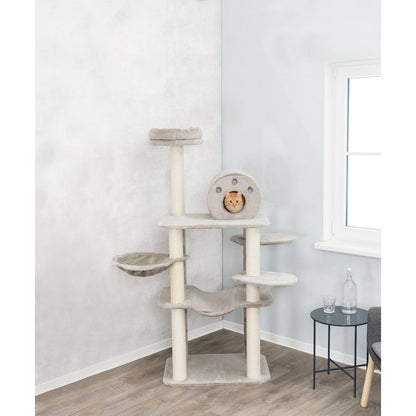 Fabiola Plush & Sisal 65" Cat Tower Scratching Posts Condo Hammocks Platforms