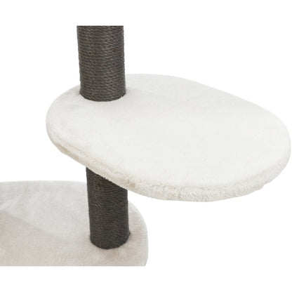 Moriles Plush & Sisal 3-Level 39" Cat Tree with Scratching Posts & Condo