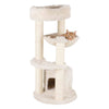 Baza Junior Jute & Plush 3-Level 39" Cat Tower, Scratching Posts and Condo