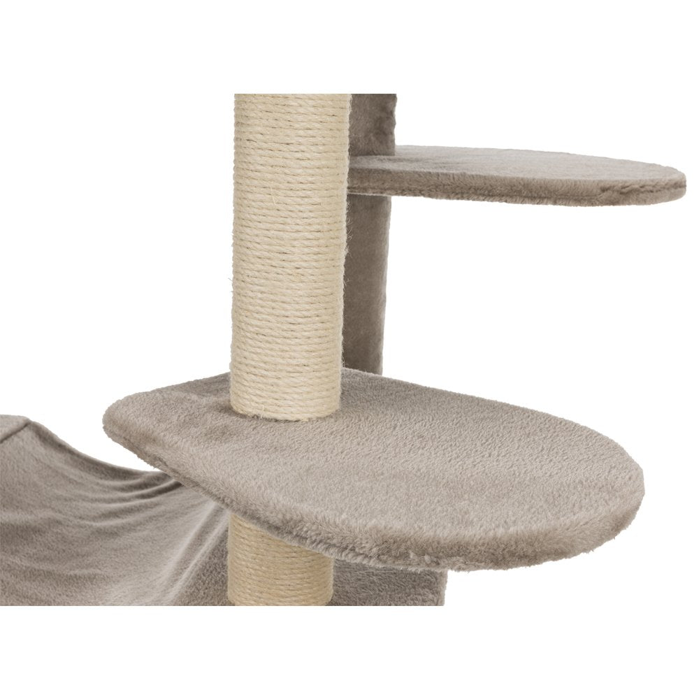Fabiola Plush & Sisal 65" Cat Tower Scratching Posts Condo Hammocks Platforms