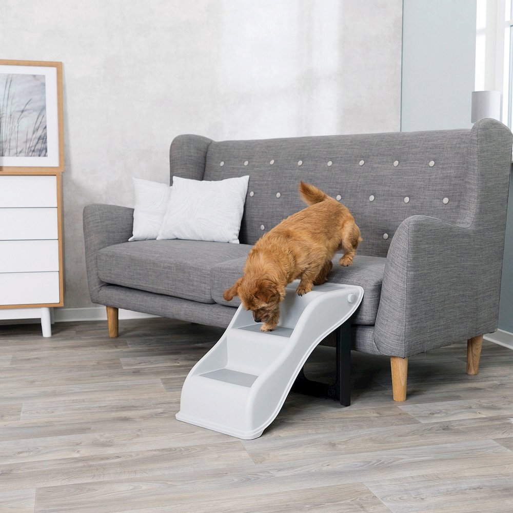 3 Step Pet Stairs, Lightweight & Collapsible, Easy to Store, Non-Slip Treads
