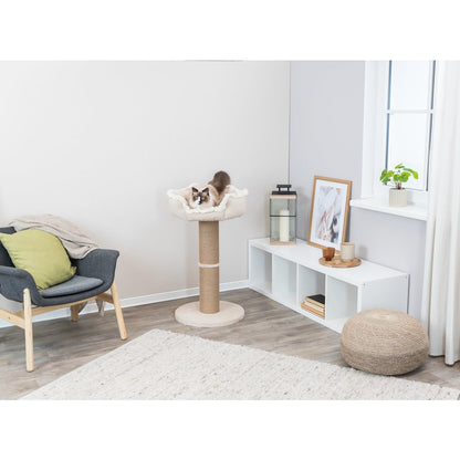 Boho Cat Tree, 38.2" Tall, Beige