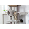 Anna Plush & Sisal 50" Cat Tree Scratching Posts Condos Hammocks Perches Cat Toy