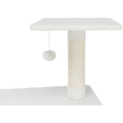 Abby Plush 4-Level 63.5" Cat Tree with Sisal Scratching Posts Condo & Cat Toy