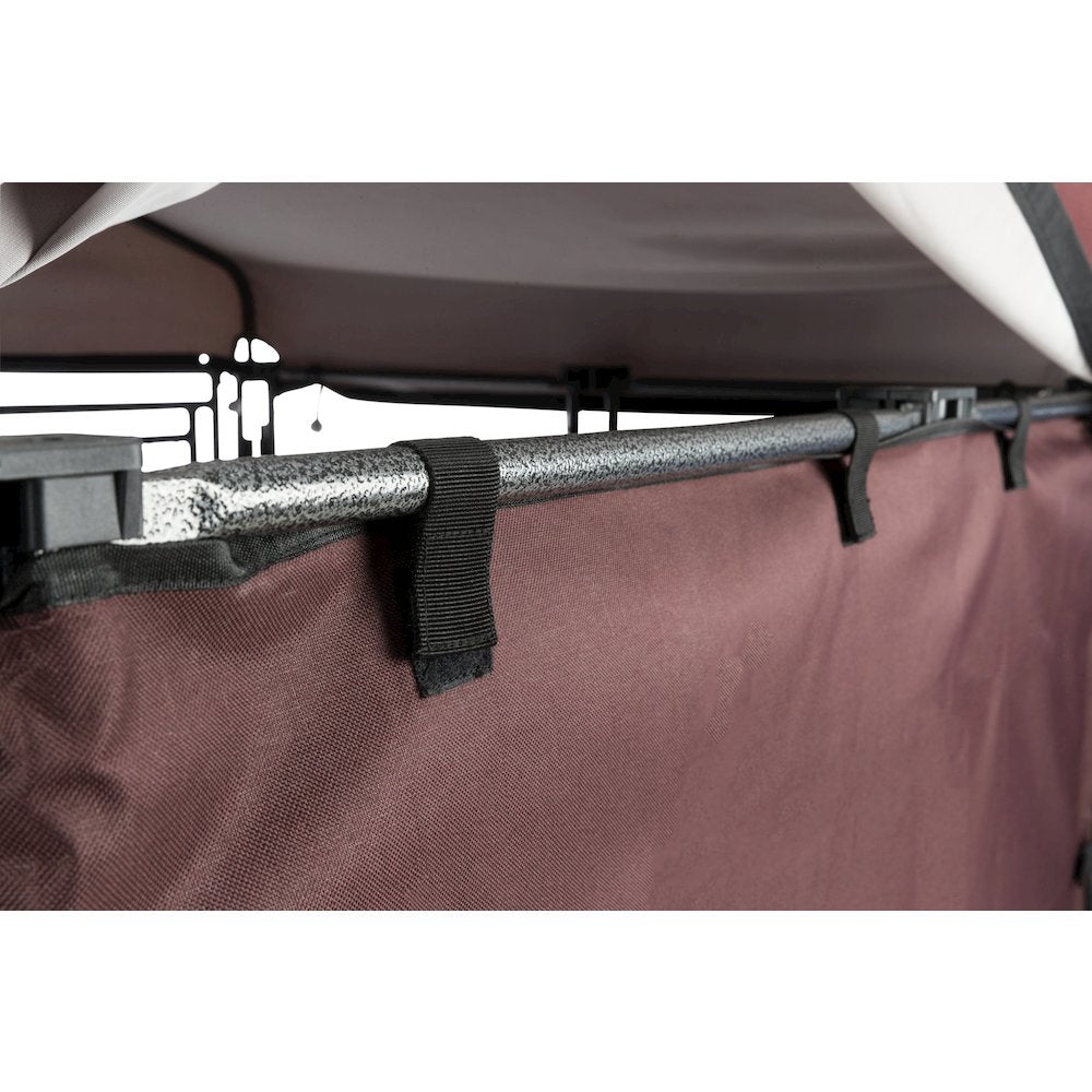 Dog Kennel Sunshade, All Weather Side Panel, Fits 4x4x4.5-FT Kennel, Burgundy