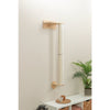 Wall Set 1 Wall Mounted Sisal Cat Scratching Post with Ledge, Natural