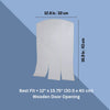 natura 12.6 x 16.9" Vinyl Door Flaps for Wooden Outdoor Dog Houses