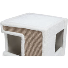 Gerardo Plush & Sisal 3-Story 39.4" Cat Condo Tower with Removable Cushions
