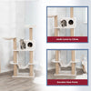 Federico Plush & Sisal 4-Level 56" Cat Tree Scratching Posts Condo Hammock