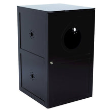 2-Story Cat Litter Box Enclosure Hidden Litter Indoor Cat Furniture Accent Table
