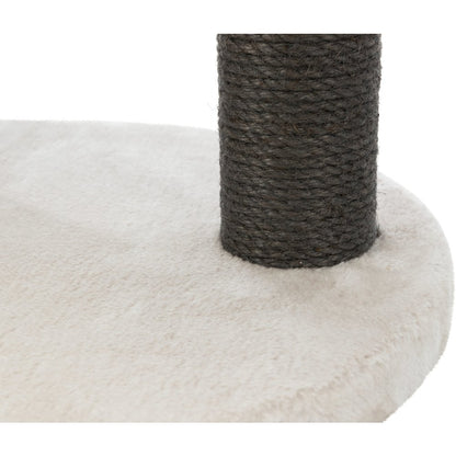 Moriles Plush & Sisal 3-Level 39" Cat Tree with Scratching Posts & Condo