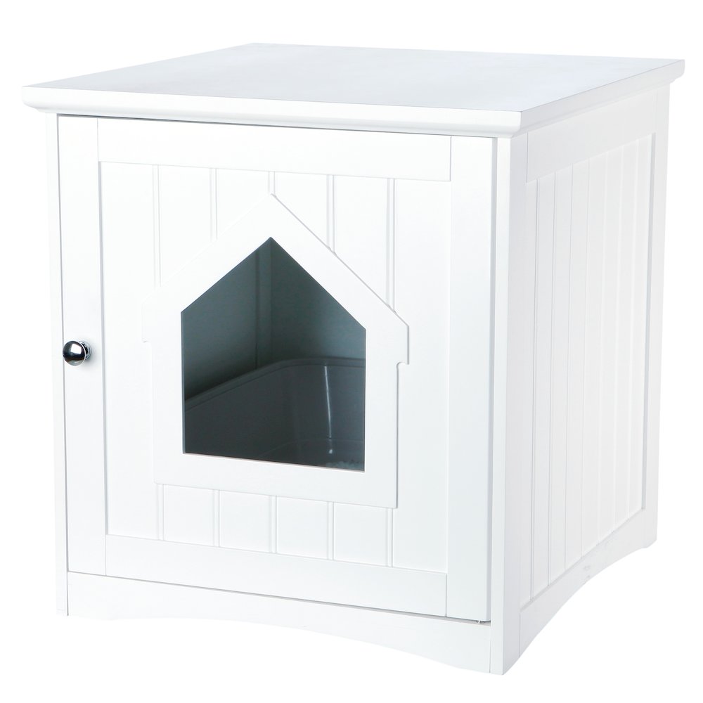Small Cat Litter Box Enclosure Hidden Litter Indoor Cat Furniture Pet Home