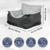 Convertible Lite Pet Car Seat, Dog Booster Seat, Travel Pet Bed