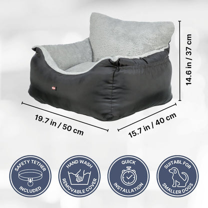 Convertible Lite Pet Car Seat, Dog Booster Seat, Travel Pet Bed