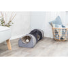 Sisal & Plush 1-Level 11.8" Cat Condos with Scratching Surface, Tunnel & Cat Toy