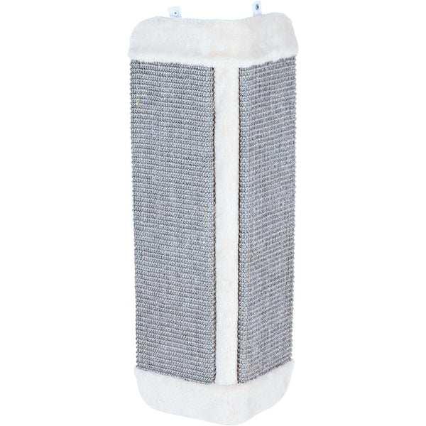 Wall Mount Sisal Scratching Board for Corners, Vertical Cat Scratcher, Gray