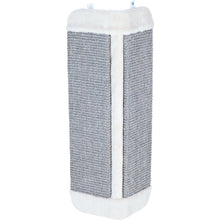 Wall Mount Sisal Scratching Board for Corners, Vertical Cat Scratcher, Gray