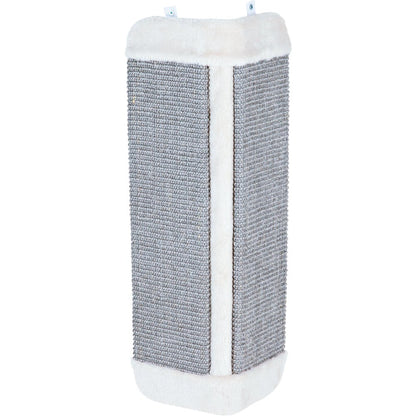 Wall Mount Sisal Scratching Board for Corners, Vertical Cat Scratcher, Gray