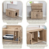 XL Farmhouse Litter Box Enclosure, Hidden Litter Box Cabinet or End Table