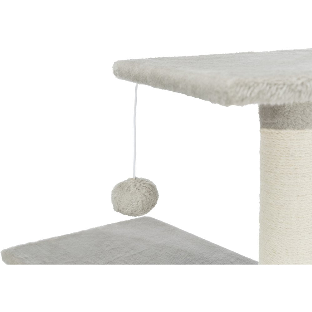 Abby Plush 4-Level 63.5" Cat Tree with Sisal Scratching Posts Condo & Cat Toy