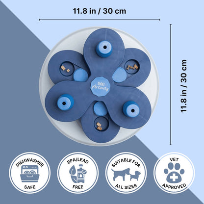 Dog Activity Flower Strategy Game, Level 3, Advanced Dog Puzzle Toy