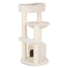 Baza Junior Jute & Plush 3-Level 39" Cat Tower, Scratching Posts and Condo