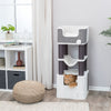 Lucano Xxl 43.3" Multi-Level Cat Tree with Sisal Scratching Posts