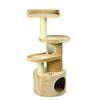 Oviedo Plush 3-Level 41" Cat Tree with Sisal Scratching Posts, Condo & Tunnel