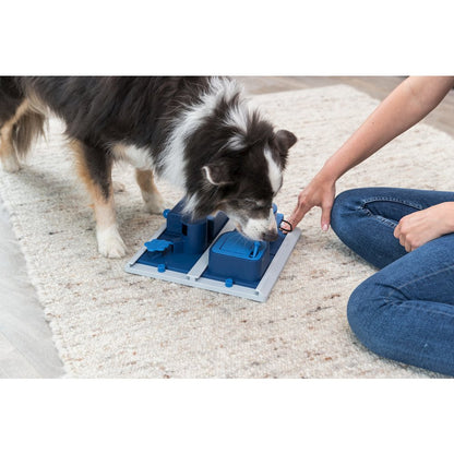 Dog Activity Poker Box 2 Strategy Game, Level 2 Dog Puzzle Toy, Treat Dispenser