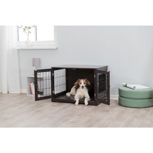 29.5" Dog Crate, Wooden Indoor Kennel Furniture for Small Dogs Up to 25 lb