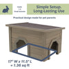 Wooden Small Animal Hideaway for Large Exercise Yards for Rabbits & Guinea Pigs