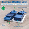 Dog Activity Poker Box 1 Strategy Game, Level 2 Dog Puzzle Toy, Treat Dispenser