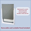 2-Way Pet Door for Doors with Lockable Panel, Small