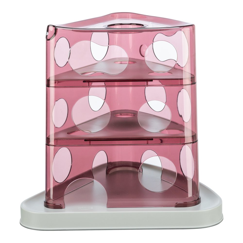 Cheese Tower Strategy Game for Cats, Puzzle Toy, Treat Dispenser