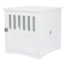 1-Door 20" Wooden Indoor Furniture Style Crate for Small Dogs, White