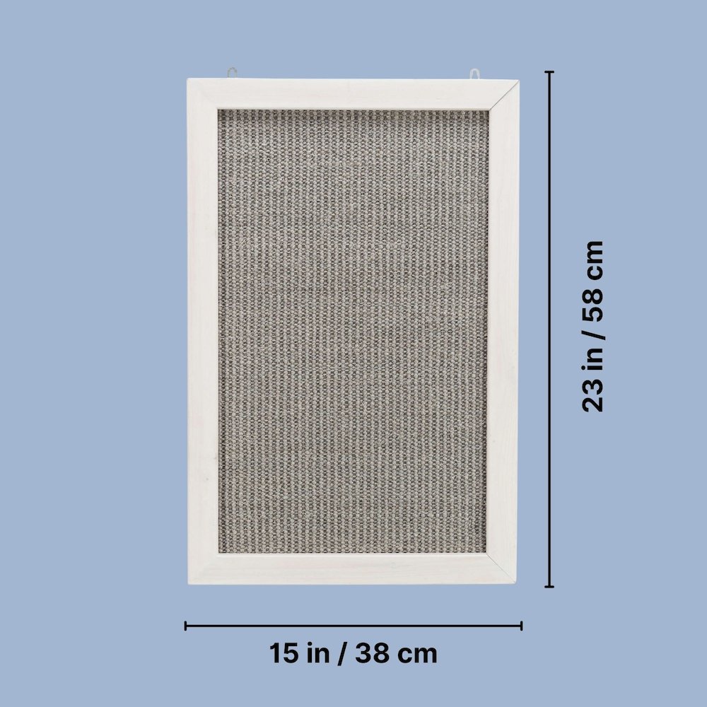 Wall Mount Scratching Board, Vertical Scratching Mat, Sisal Cat Scratcher