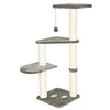 Altea Plush 3-Level 46.1" Cat Tree with Sisal Scratching Posts & Cat Toy, Gray