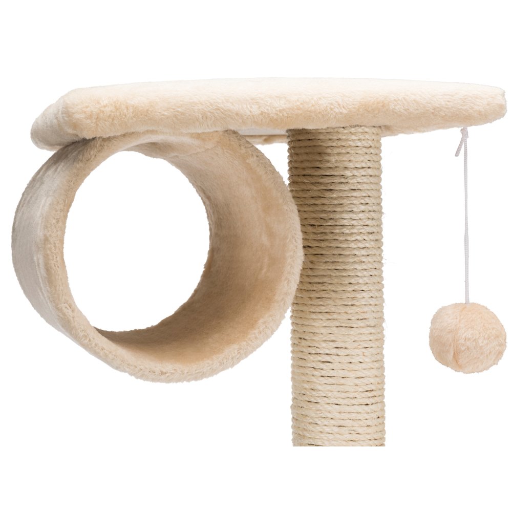 San Fernando Plush & Sisal 3-Level 41.7" Cat Tree, Scratching Posts & Condo