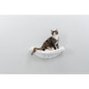 Lea Space Saving Wall Mounted Cat Perch with Soft Cushion, White