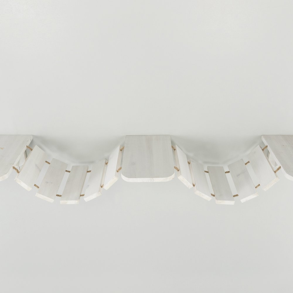 Multi-Level Wall Mounted Cat Perch with Bridge, White