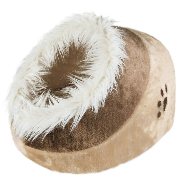 Minou Cuddly Cave, Brown, Small