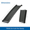 Foldable Non-Slip 62" Long Plastic Pet Ramp, Black, 200 lb Limit