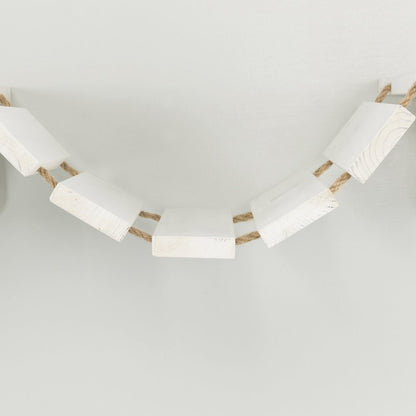 Multi-Level Wall Mounted Cat Perch with Bridge, White