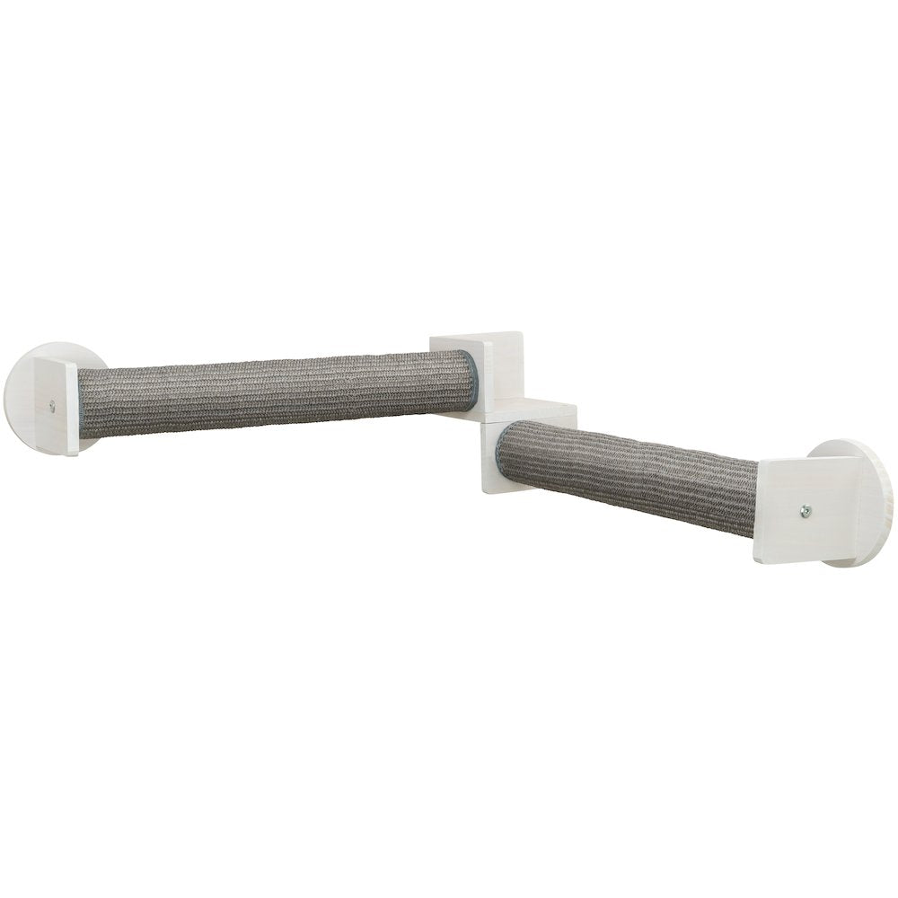 Wall Set 5 Wall Mounted Cat Perch System with 2 Scratching Posts for Corners