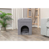 Crazy Cube Stackable 1-Story Indoor Cat Condo, Cat House with Scratching Pad
