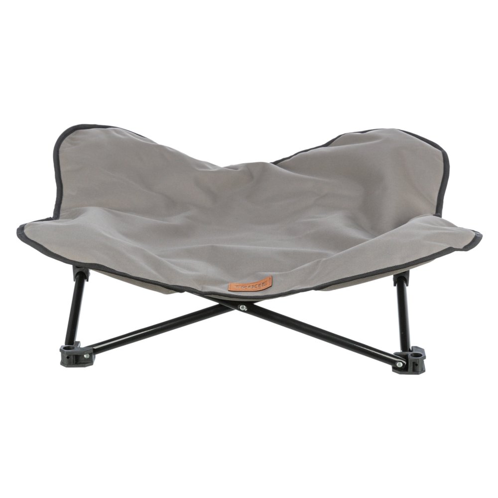 Elevated Camping Cot, Folding Dog Bed, Raised Travel Lounger for Small Dogs