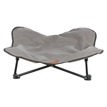 Elevated Camping Cot, Folding Dog Bed, Raised Travel Lounger for Small Dogs