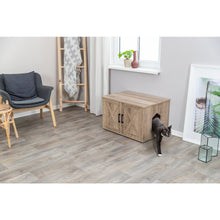 XL Farmhouse Litter Box Enclosure, Hidden Litter Box Cabinet or End Table